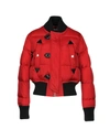 Dsquared2 Down Jackets In Red