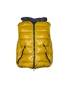 Duvetica Down Jacket In Ocher