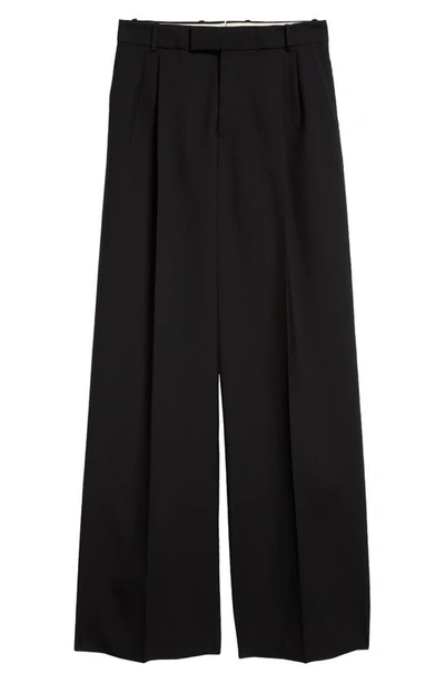Alexander Mcqueen Wool Tailored Trousers In Black