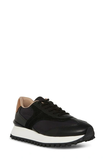 Blondo Lily Lug Sneaker In Black Multi