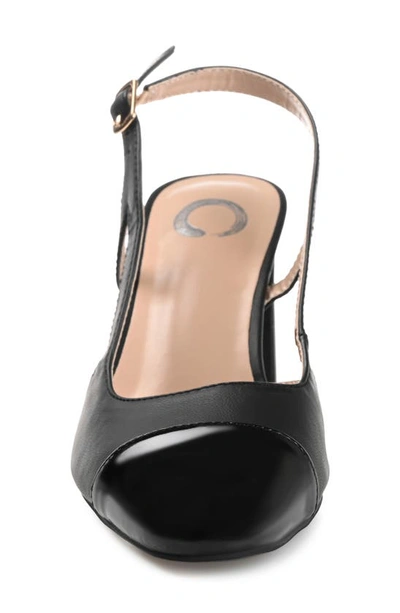 Shop Journee Collection Reignn Slingback Pump In Black