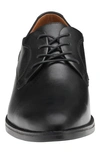 Johnston & Murphy Hawthorn Plain Toe Derby In Black Full Grain