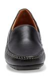 Johnston & Murphy Cort Whipstitch Driving Loafer In Black