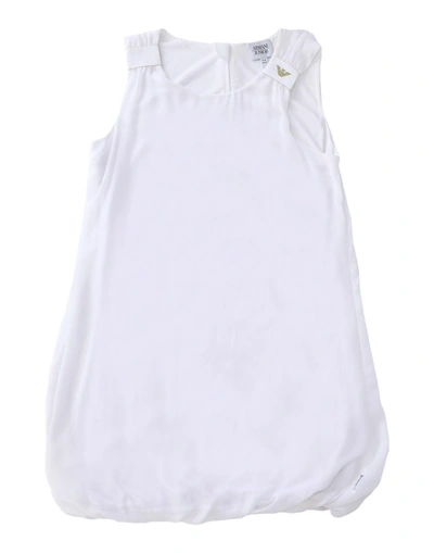 Armani Junior Kleid In White