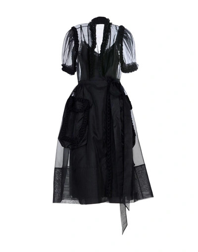 Simone Rocha 3/4 Length Dresses In Black