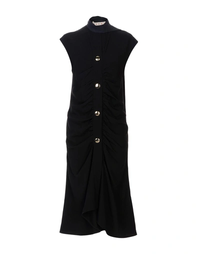 Marni 3/4 Length Dresses In Black