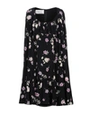Valentino Midi Dresses In Black