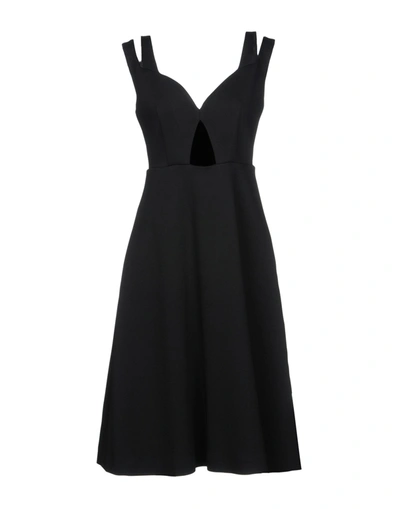 Carven Midi Dresses In Black