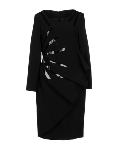 Moschino Midi Dresses In Black