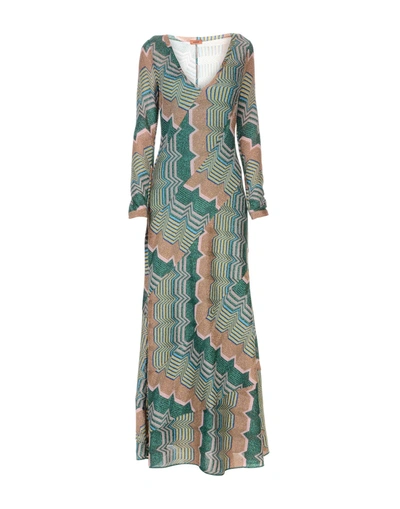 Missoni Long Dress In Green