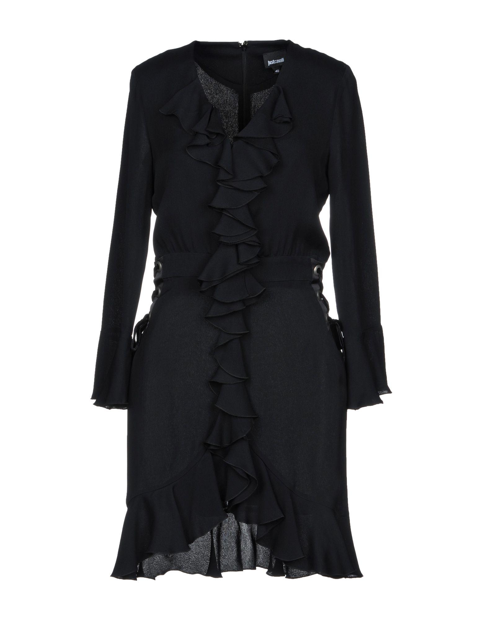 Just Cavalli Short Dress In Black | ModeSens