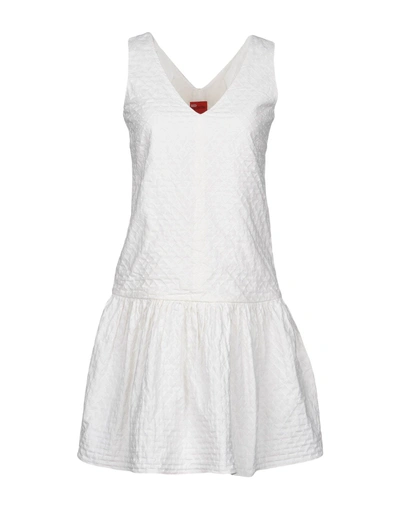 Red Valentino Short Dresses In White