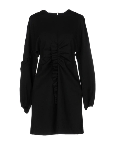 Tibi Short Dresses In Black