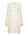 Philosophy Di Lorenzo Serafini Short Dresses In Ivory