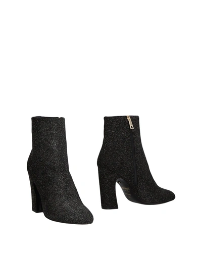 Just Cavalli Ankle Boots In Black