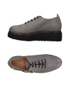 Love Moschino Laced Shoes In Grey