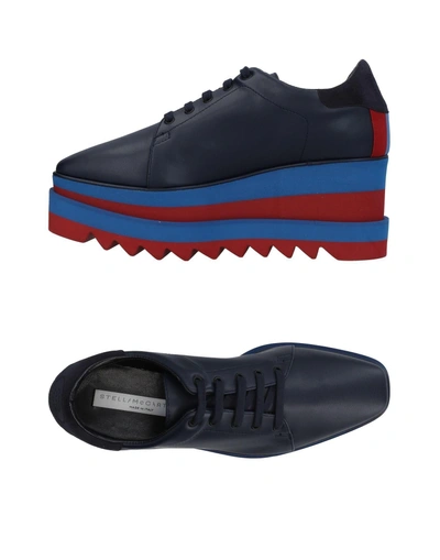 Stella Mccartney Lace-up Shoes In Blue