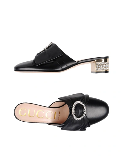 Gucci Mules And Clogs In Black