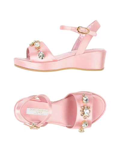 Dolce & Gabbana Sandals In Pink