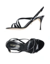 Sergio Rossi Sandals In Black
