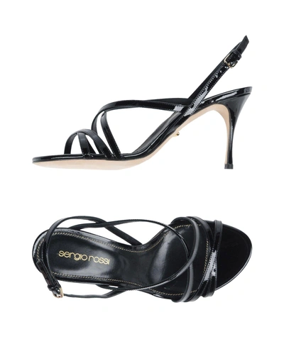 Sergio Rossi Sandals In Black