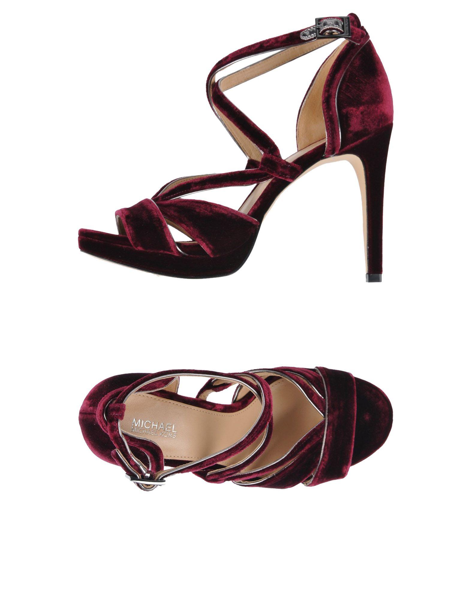 michael kors sandals purple