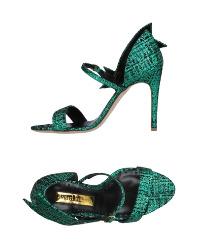 Rupert Sanderson Sandals In Green