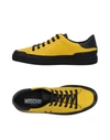 Moschino Sneakers In Yellow