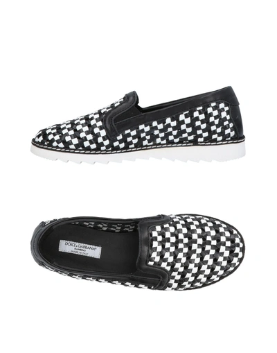 Dolce & Gabbana Babies' Sneakers In Black