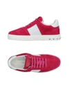 Valentino Garavani Sneakers In Fuchsia