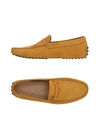 Tod's Loafers In Yellow