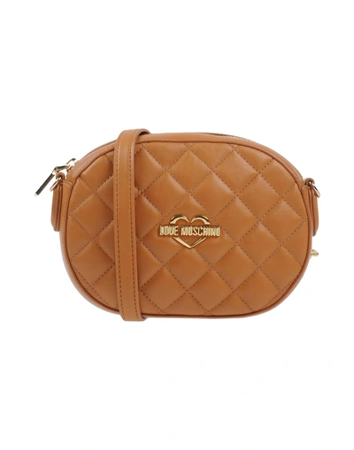Love Moschino Handbags In Tan