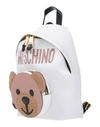 Moschino Backpack & Fanny Pack In White