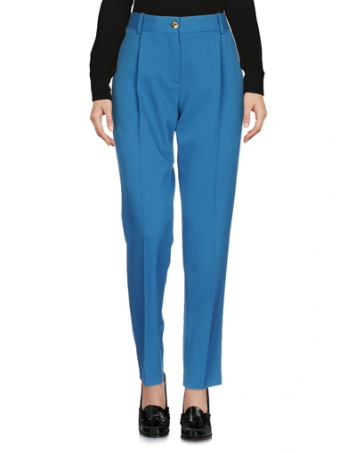 Roberto Cavalli Casual Pants In Deep Jade