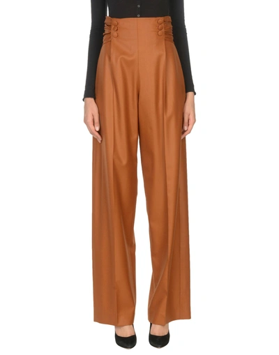 Marco De Vincenzo Casual Trousers In Brown