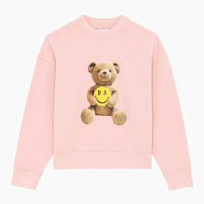 Palm Angels Kids' Sweatshirt Pa Smiley Bear Pink