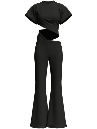 Margherita Maccapani Sere Cutout-detail Jumpsuit In Black