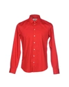 Msgm Solid Color Shirt In Red