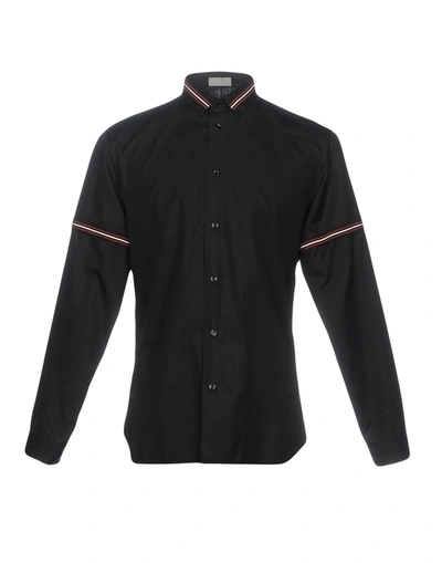 Dior Solid Color Shirt In Black