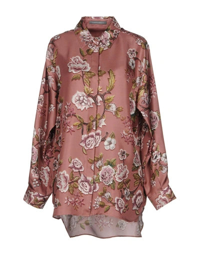 Alberta Ferretti Shirts In Pastel Pink