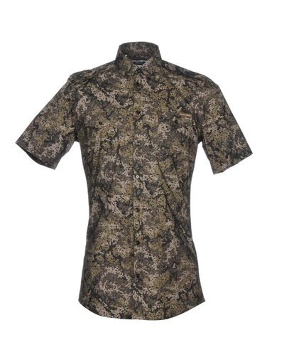 Dolce & Gabbana Shirts In Military Green