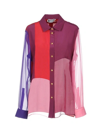 Fausto Puglisi Patterned Shirts & Blouses In Mauve