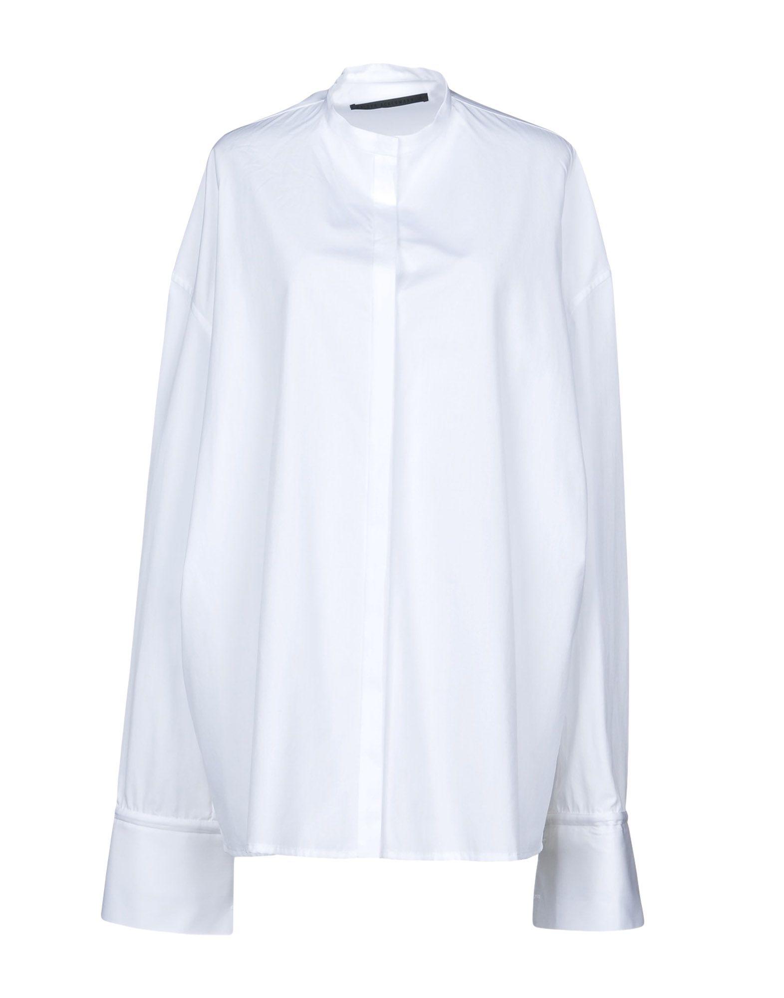 Haider Ackermann Solid Color Shirts & Blouses In White | ModeSens