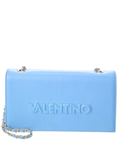 Valentino By Mario Valentino Bella Embossed Leather Crossbody In Blue