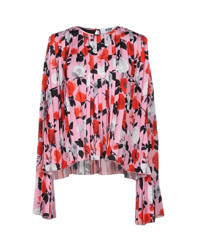 Msgm Blouse In Pink