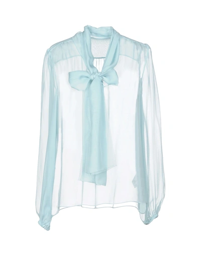 Dolce & Gabbana Blouse In Sky Blue