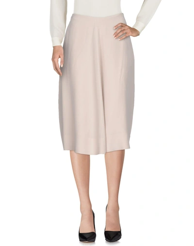 Jil Sander 3/4 Length Skirts In Dove Grey