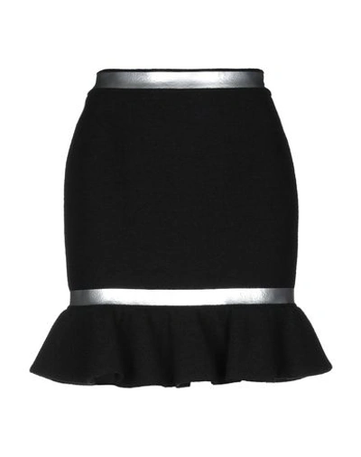 Moschino Knee Length Skirts In Black