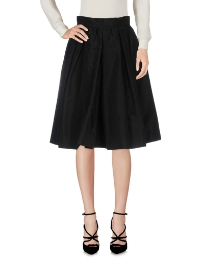 Prada Knee Length Skirt In Black