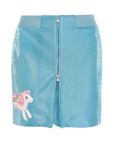 Moschino Mini Skirts In Blue